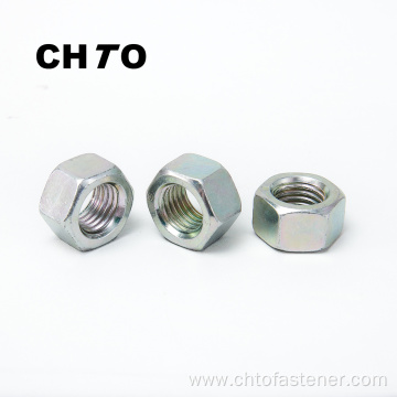 DIN 555 Grade 8 Hexagon Nuts zinc plated